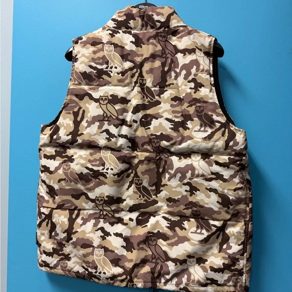 BAPE x OVO Woodland Camo Down Vest - Picture 5 of 5